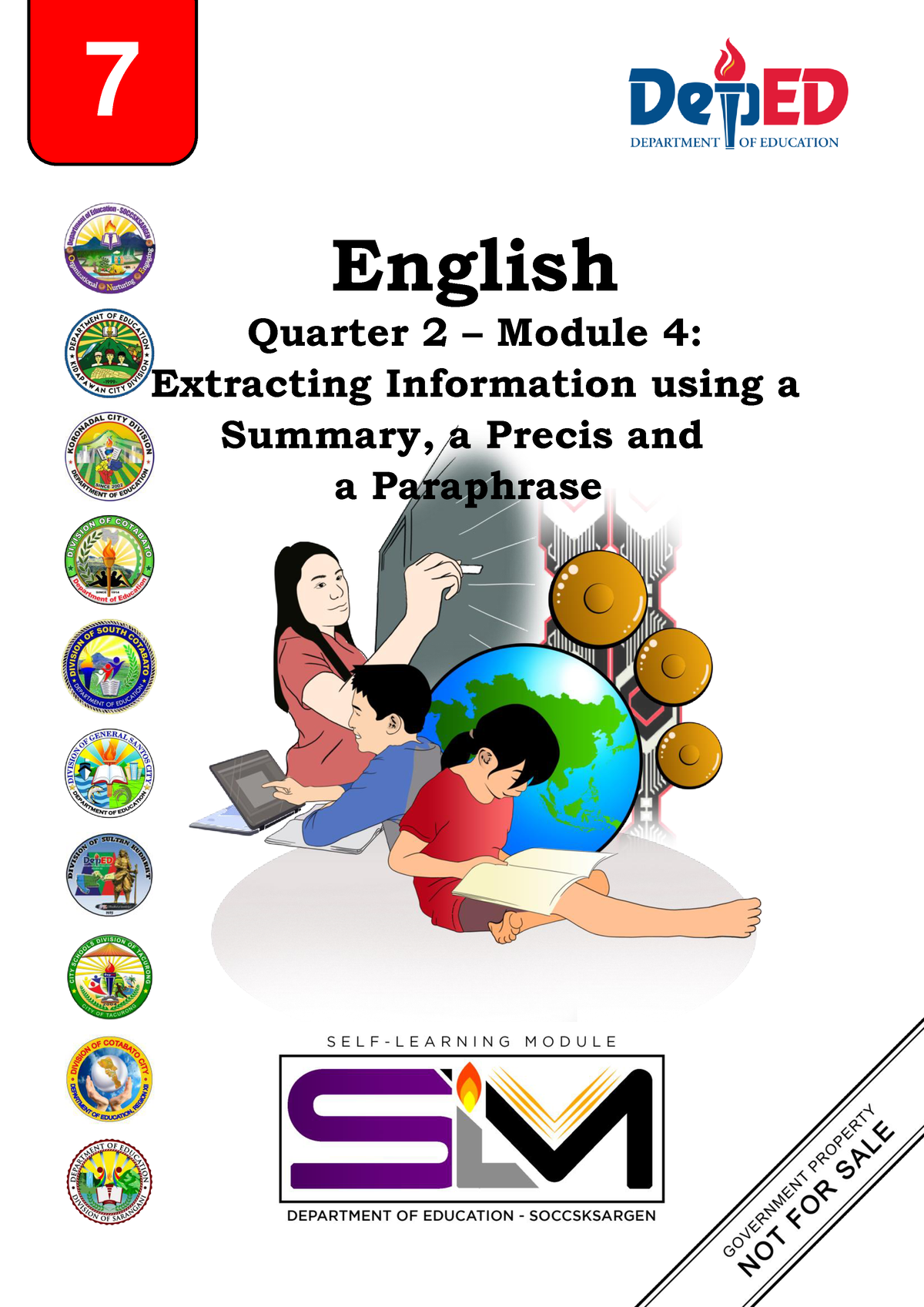 English 7 Module 4 - Acad - English Quarter 2 – Module 4: Extracting ...