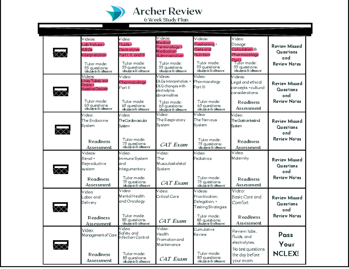 archer-6-week-schedule-asfdasf-6-week-study-plan-archer-review-ee