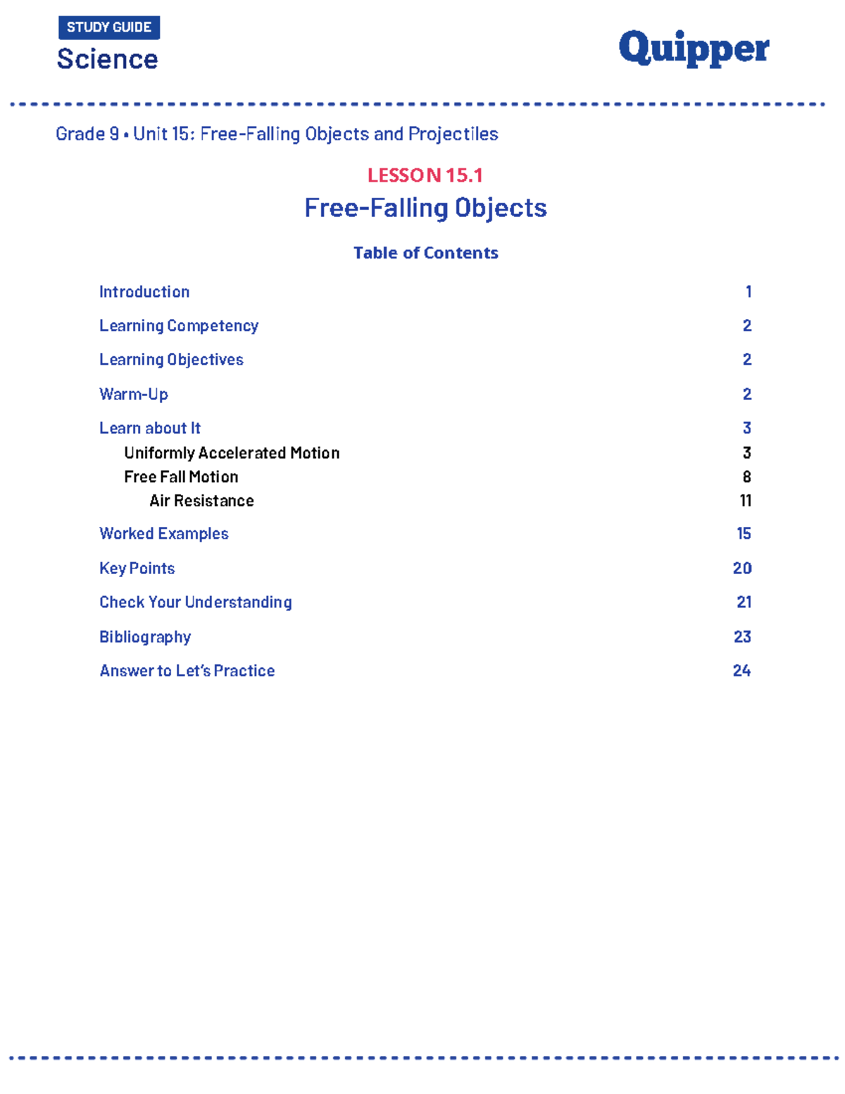 Inbound 2829891634407063046 - Grade 9 • Unit 15: Free-Falling Objects ...