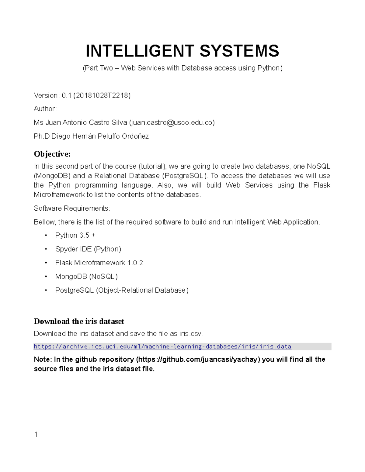 Intelligent systems part 02 - INTELLIGENT SYSTEMS (Part Two – Web ...