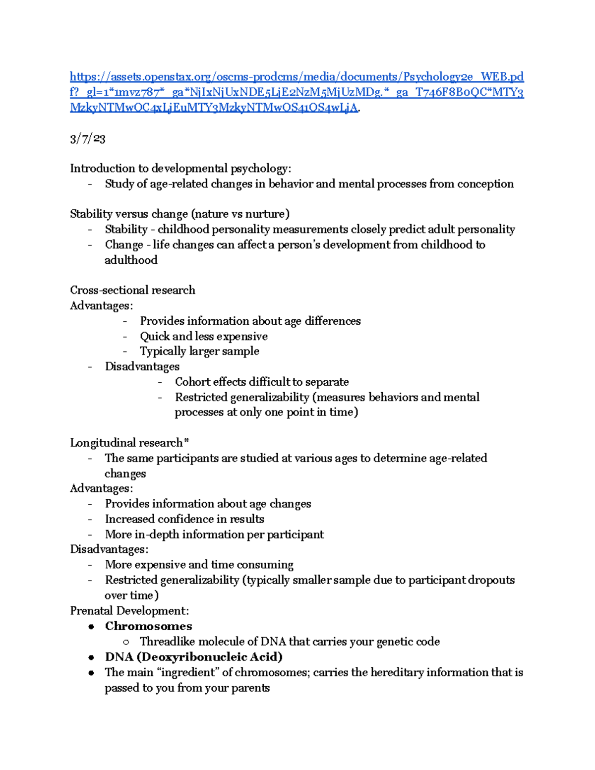 PSYC 101 10-12 - Psych 101 Chapter 10-12 Notes. - - Studocu