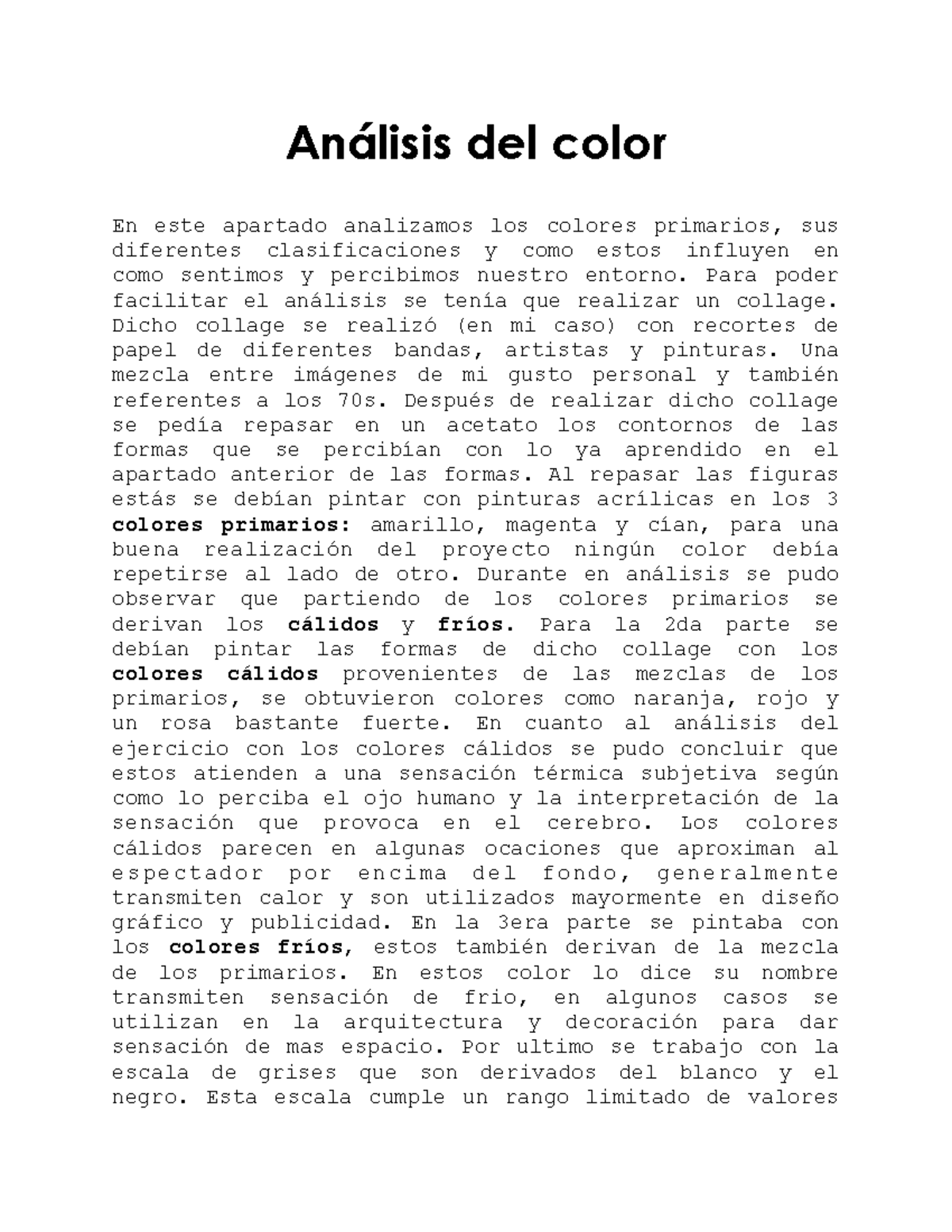 Pdf Del Analisis Del Color Análisis Del Color En Este Apartado Analizamos Los Colores Pdf Del Analisis Del Color Análisis Del Color En Este Apartado Analizamos Los Colores