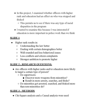 Capstone Methods Section - Research Questions/Hypotheses The main ...