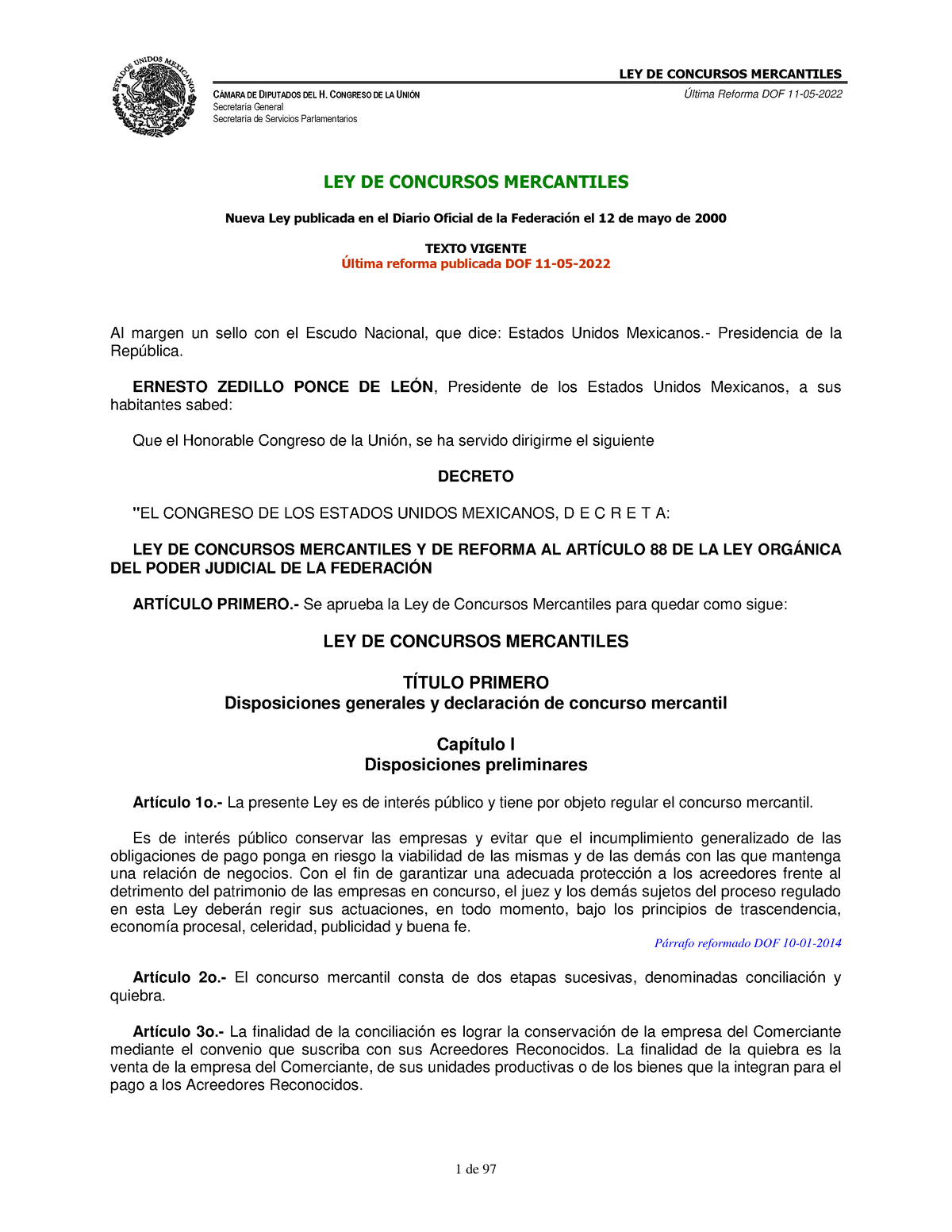 LCM - Reforzar Conocimiento - C¡MARA DE DIPUTADOS DEL H. CONGRESO DE LA ...