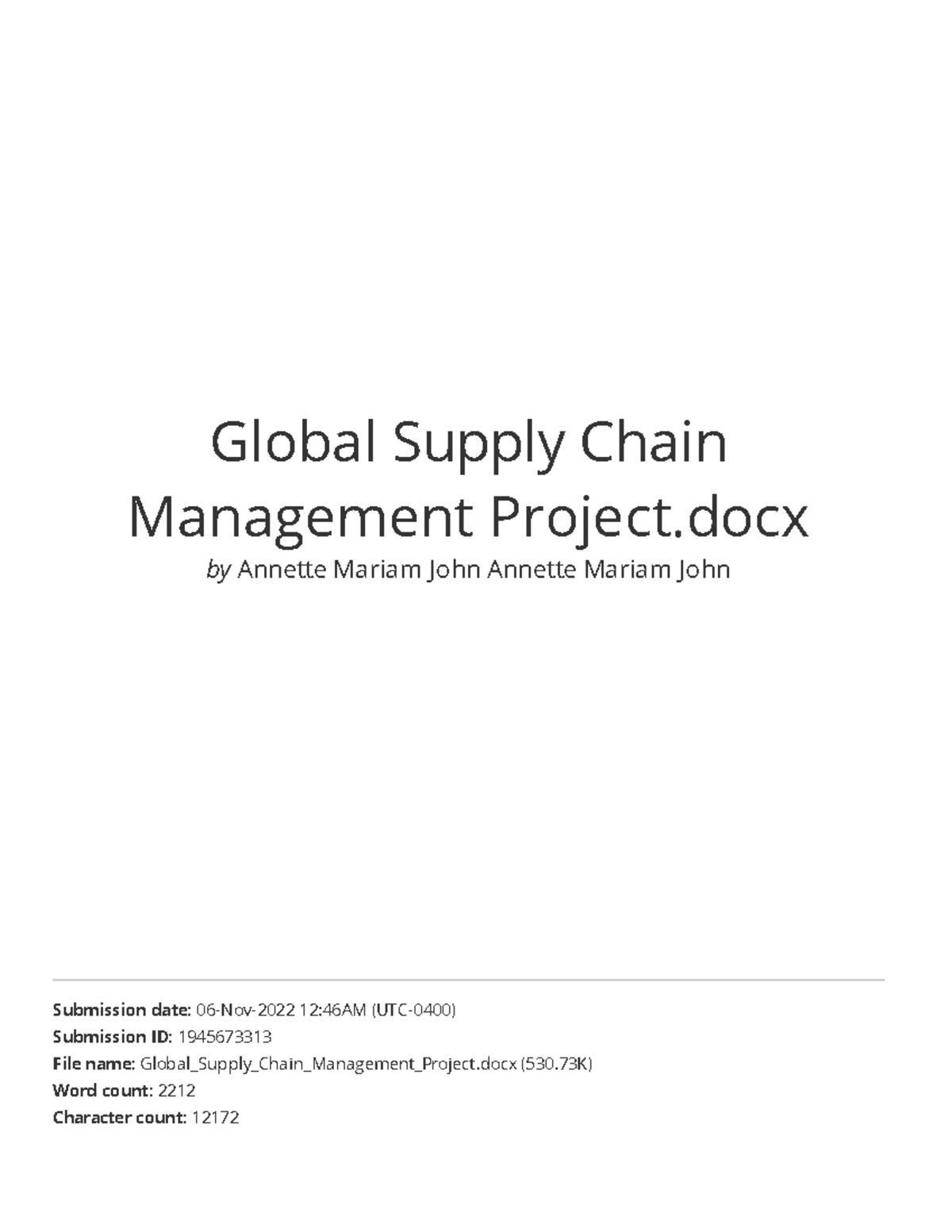 global-supply-chain-management-project-docx-global-supply-chain