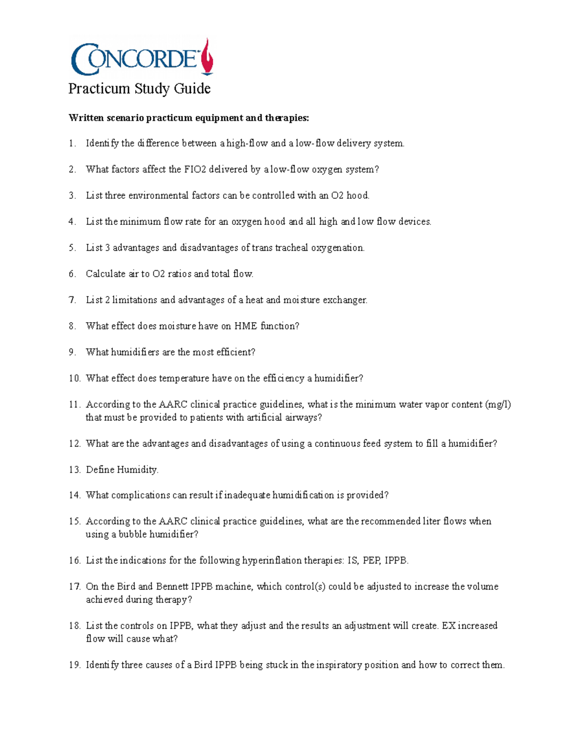 Practicum Study Guide test Practicum Study Guide Written scenario