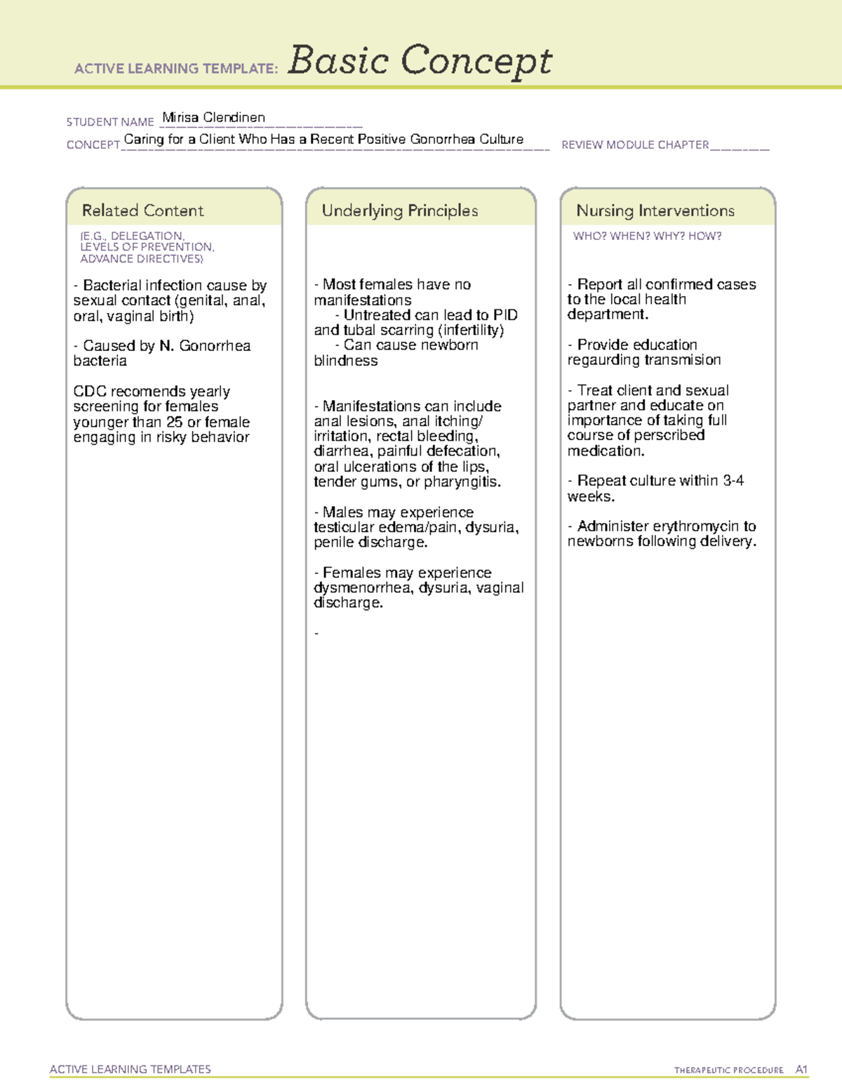 Active Learning Template Basic Concept (1) - Community Health - ACTIVE ...