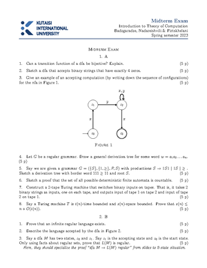 I2ea - worksheet - induction on i. Base Case: i = 1 When i = 1, we have ...