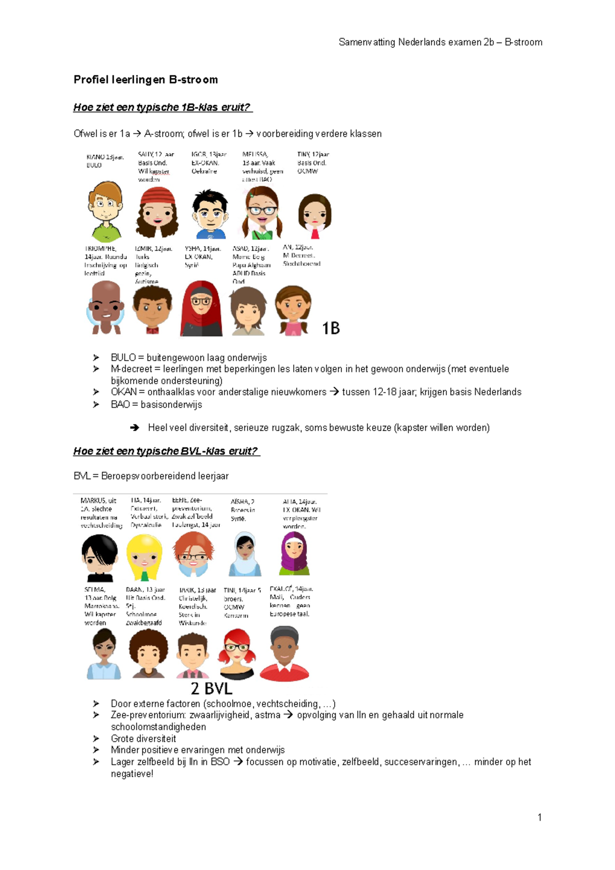 Samenvatting - Examen-Nederlands-2B-B-stroom - Profiel Leerlingen B ...