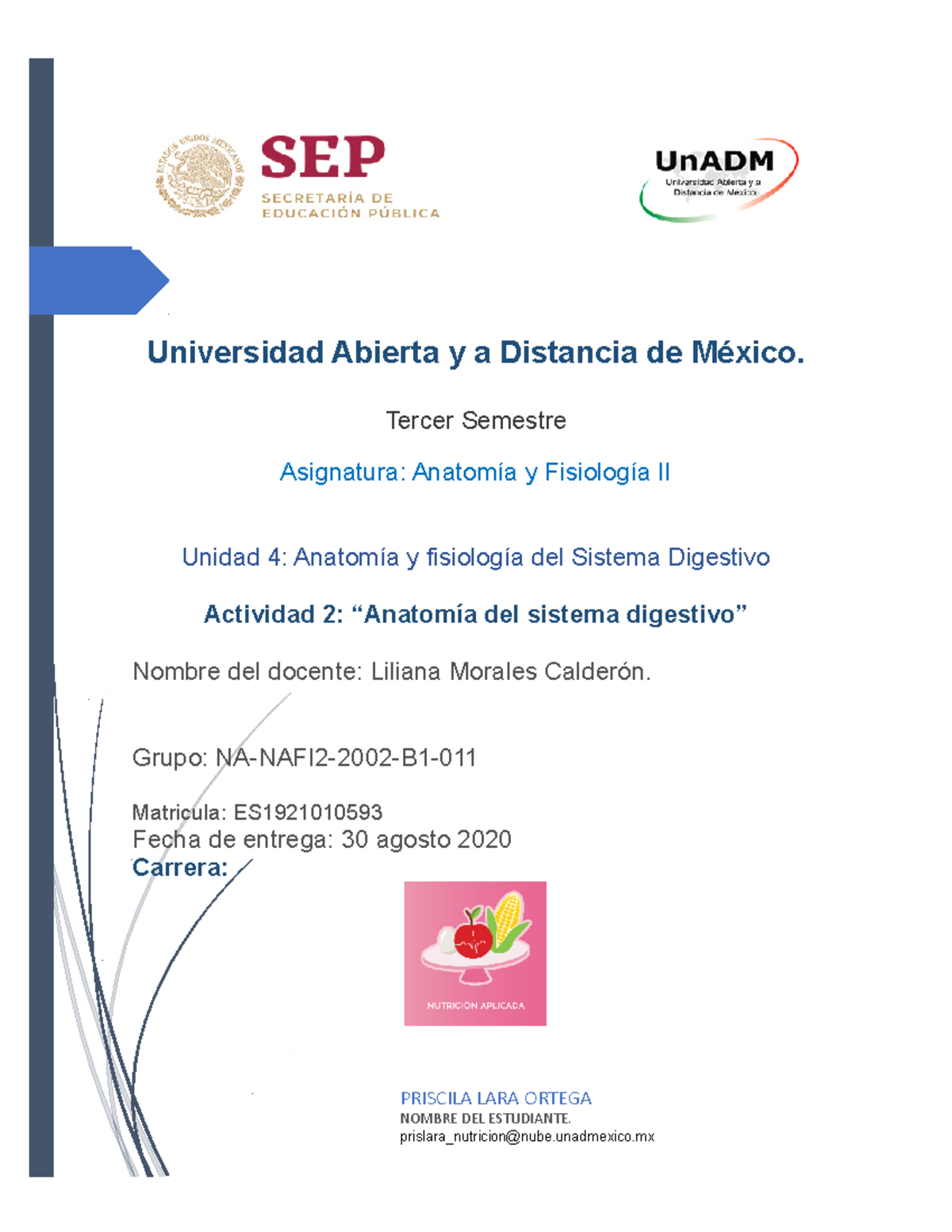 AFI2 U4 A2 PRLO - Trabajo De La Unidad 4 - Universidad Abierta Y A ...