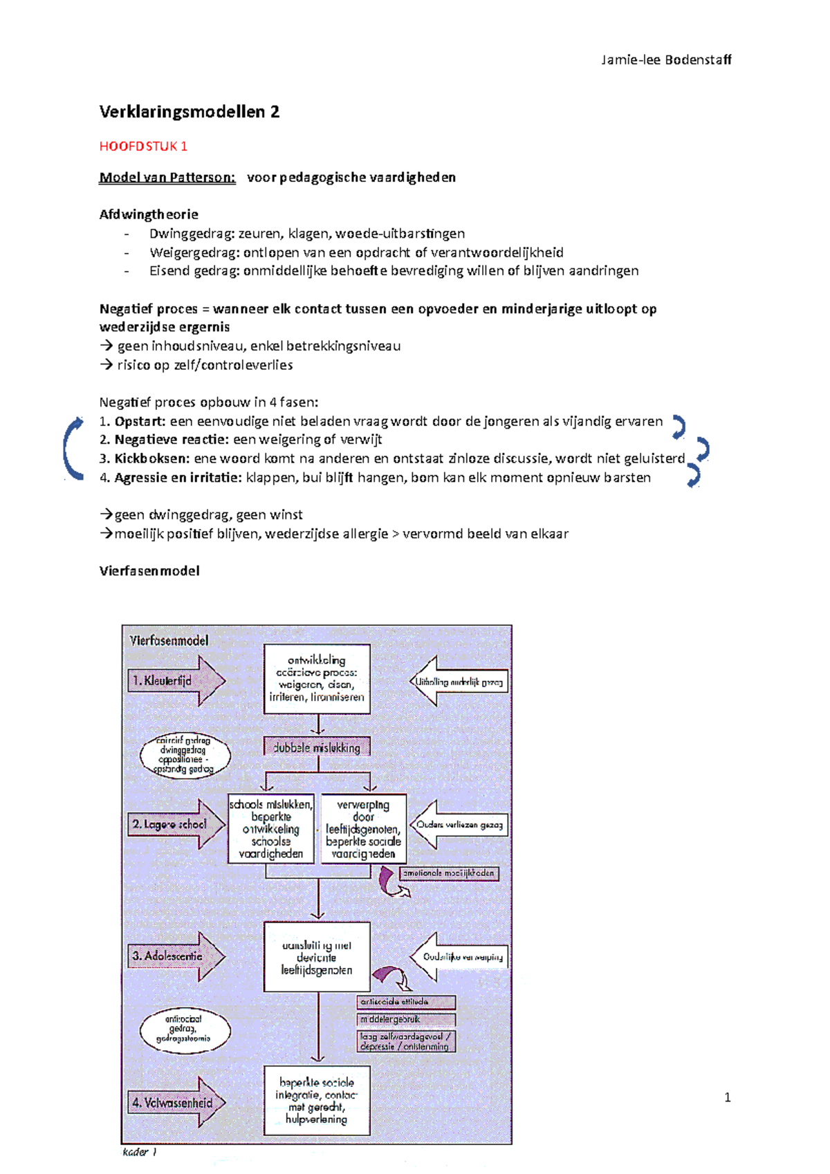 Samenvatting-Verklaringsmodellen-2 - Verklaringsmodellen 2 HOOFDSTUK 1 ...