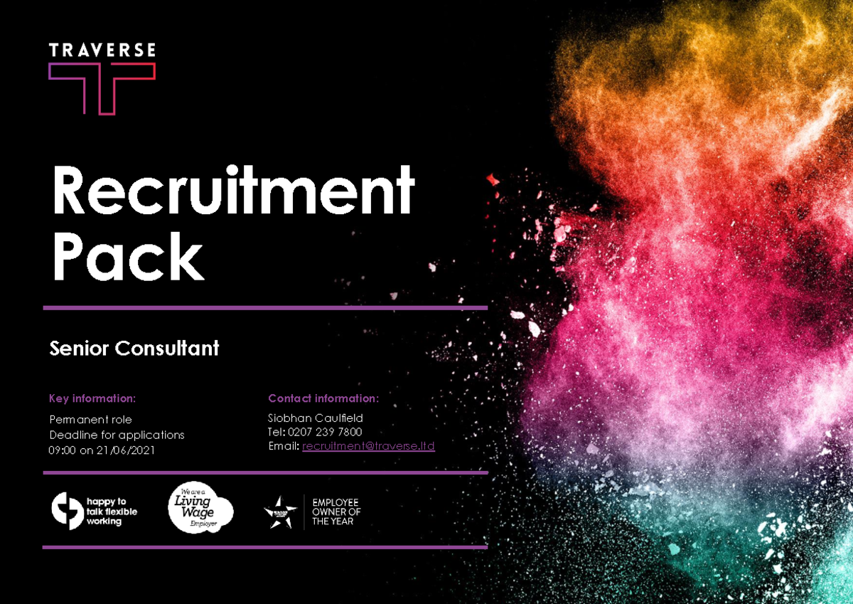 Traverse Recruitment Pack SC Consultation - Recruitment Pack Senior ...