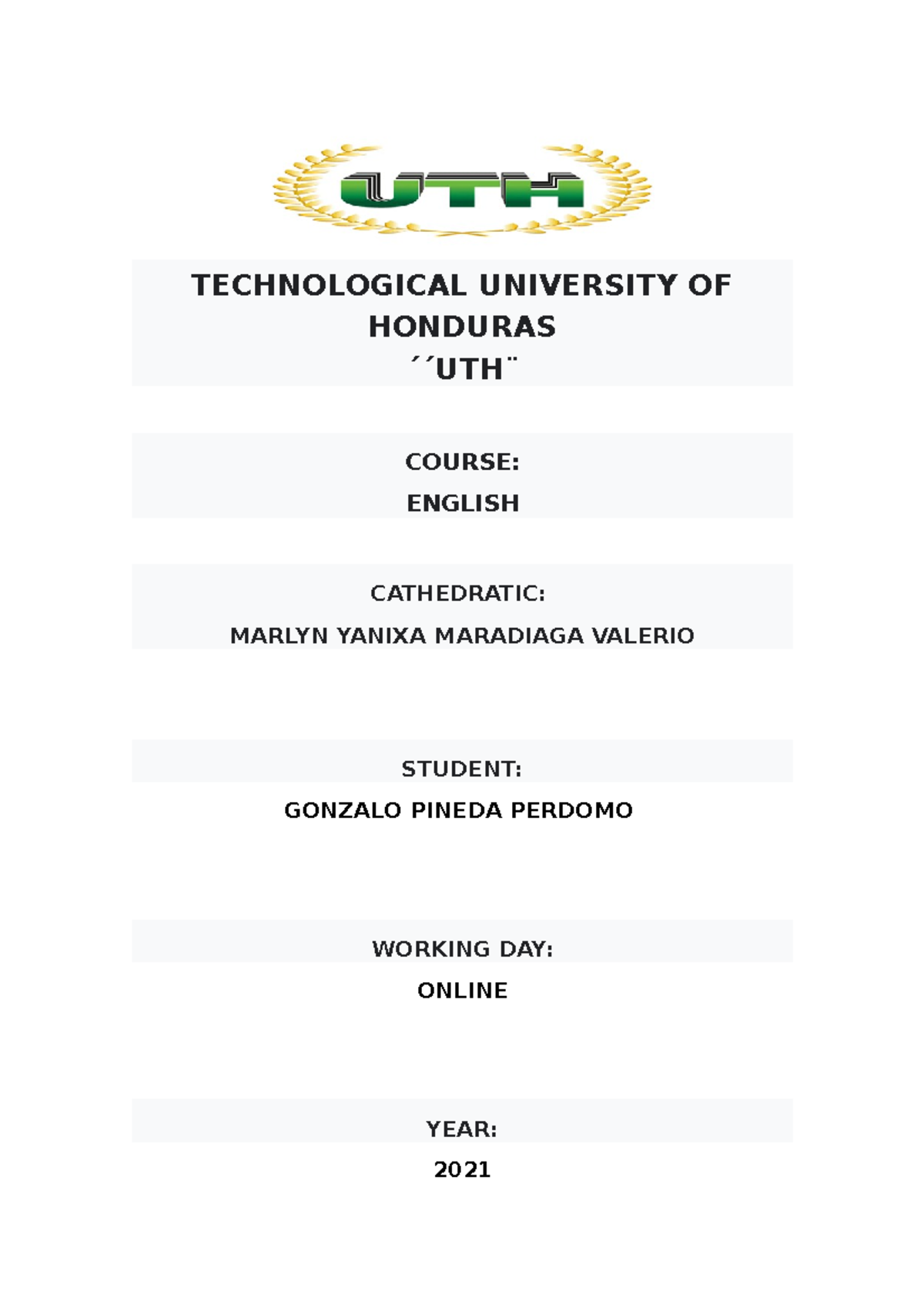 Partial III Final Individual Project - TECHNOLOGICAL UNIVERSITY OF ...