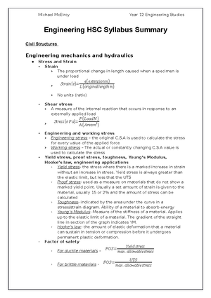 327431569 Engineering Studies Notes 1 - Engineering HSC Syllabus ...