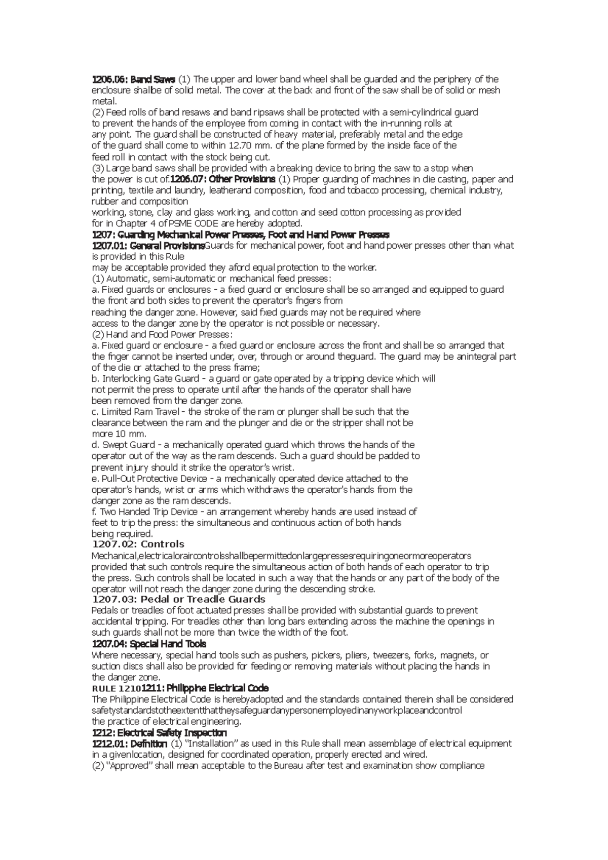 Osh 29 occupational safety and health management notes 06 Band