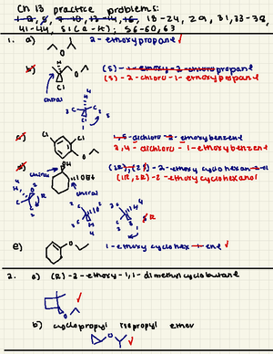 Ochem II notes practice examples - OCHEM OFFICE HOURS! Office Hours 4/B ...