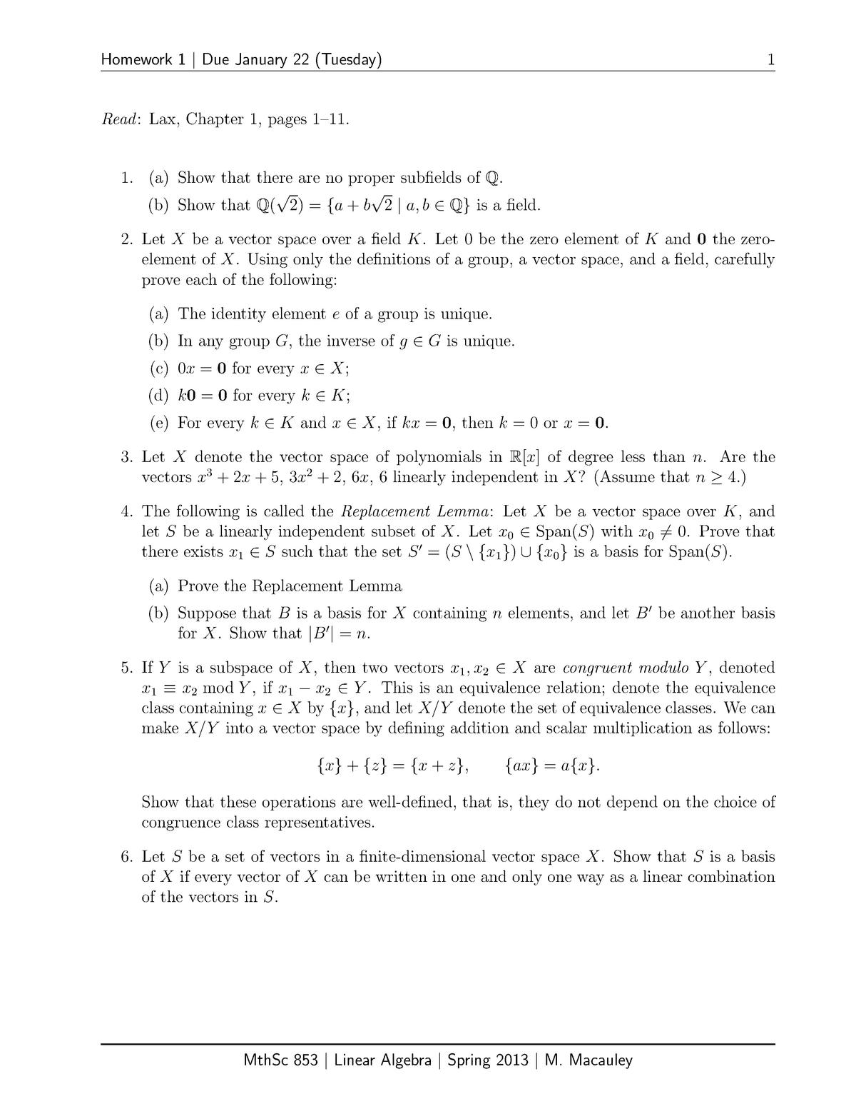 22 Januari Homework Mthsc853 Mathemetical Science Studocu