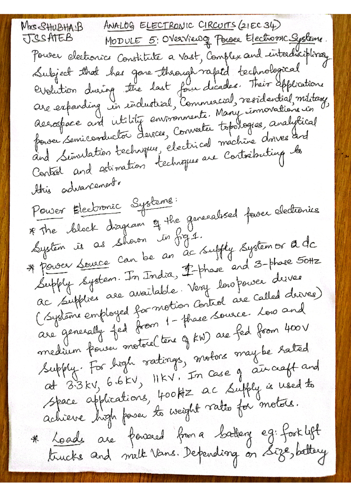 Aec module 5 - ece 21ec34 notes - electronics engineering - Studocu