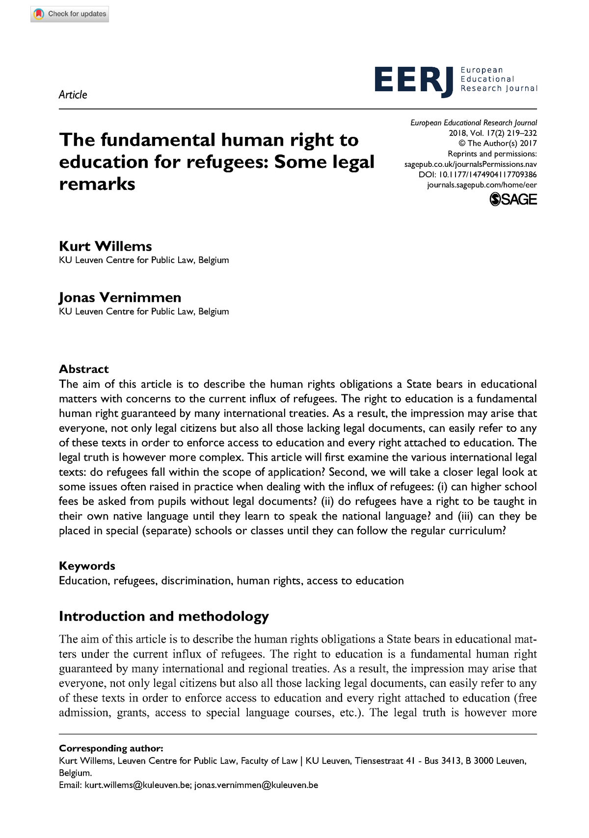 the-fundamental-human-right-to-refugee-doi-10-1177-european-educational-research-journal-2018