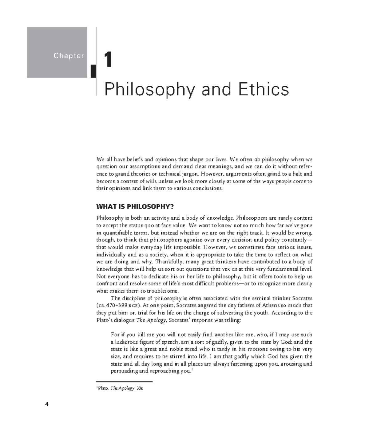 Philosophy And Ethics Being Discussed - 4 Chapter 1 Philosophy And ...