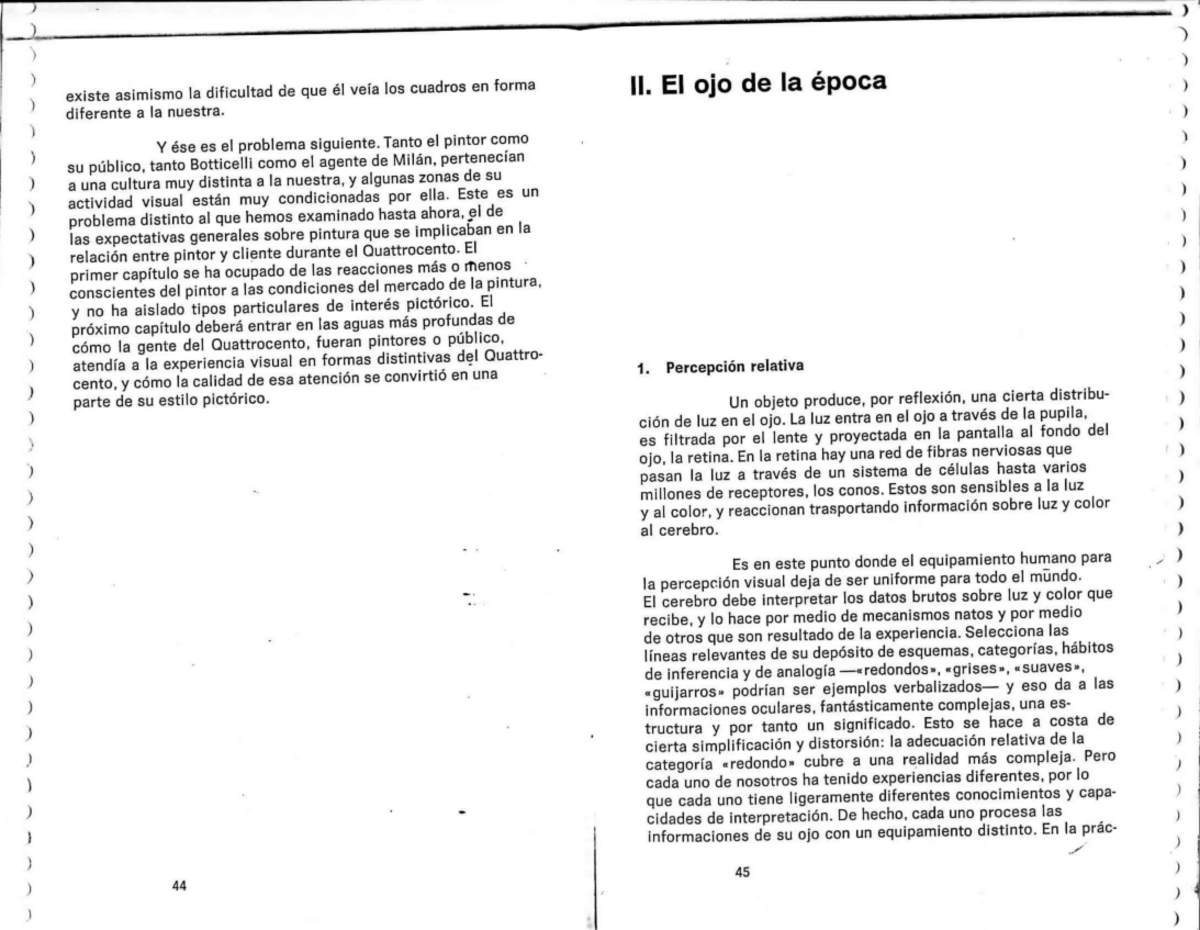 El Ojo De La Epoca Baxandall