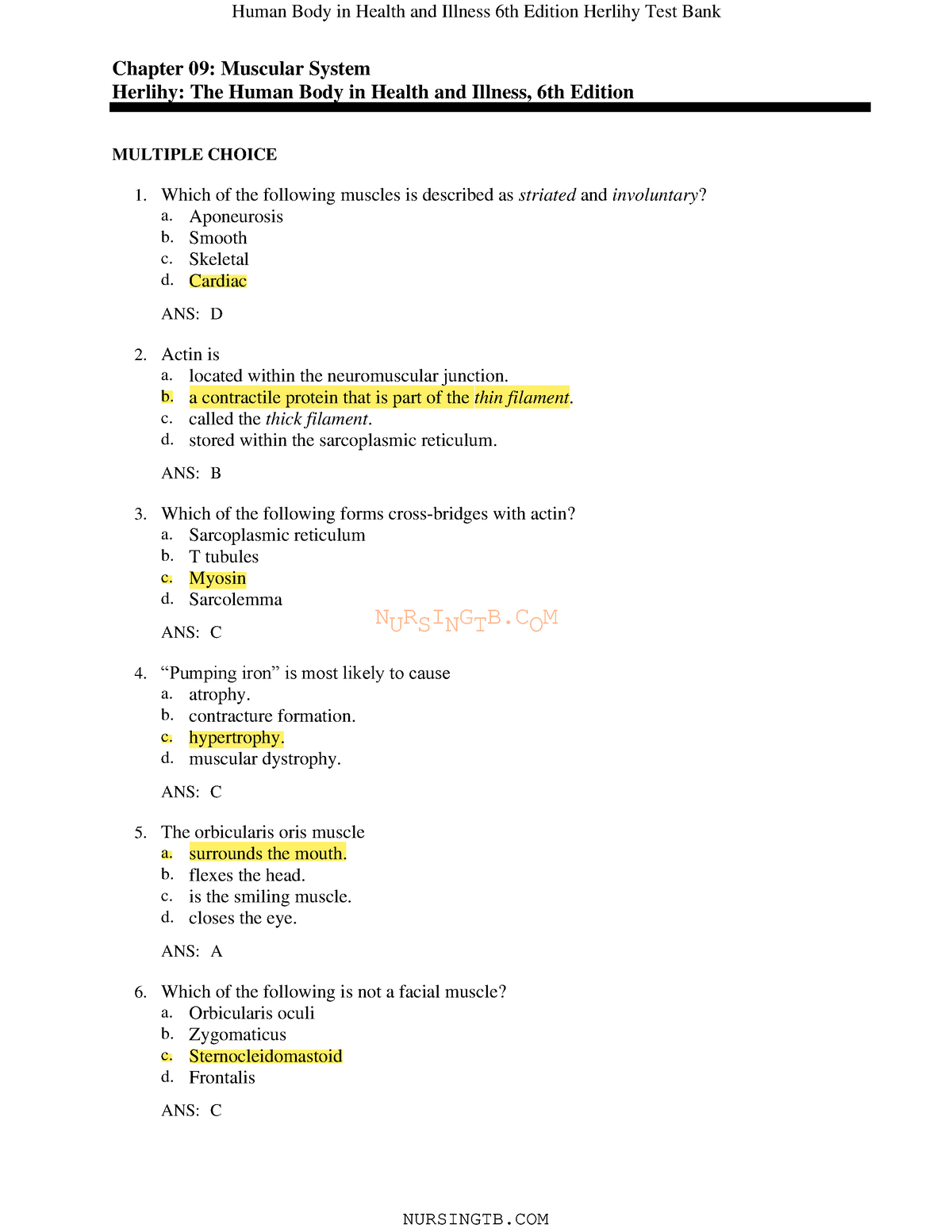 BIO 112 - Muscles of the Upper Leg Quiz - By tgardiner9