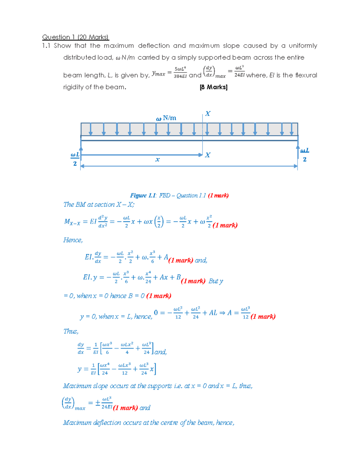 Exam general topics (3) compressed - Question 1 (20 Marks) 1 .1 Show ...