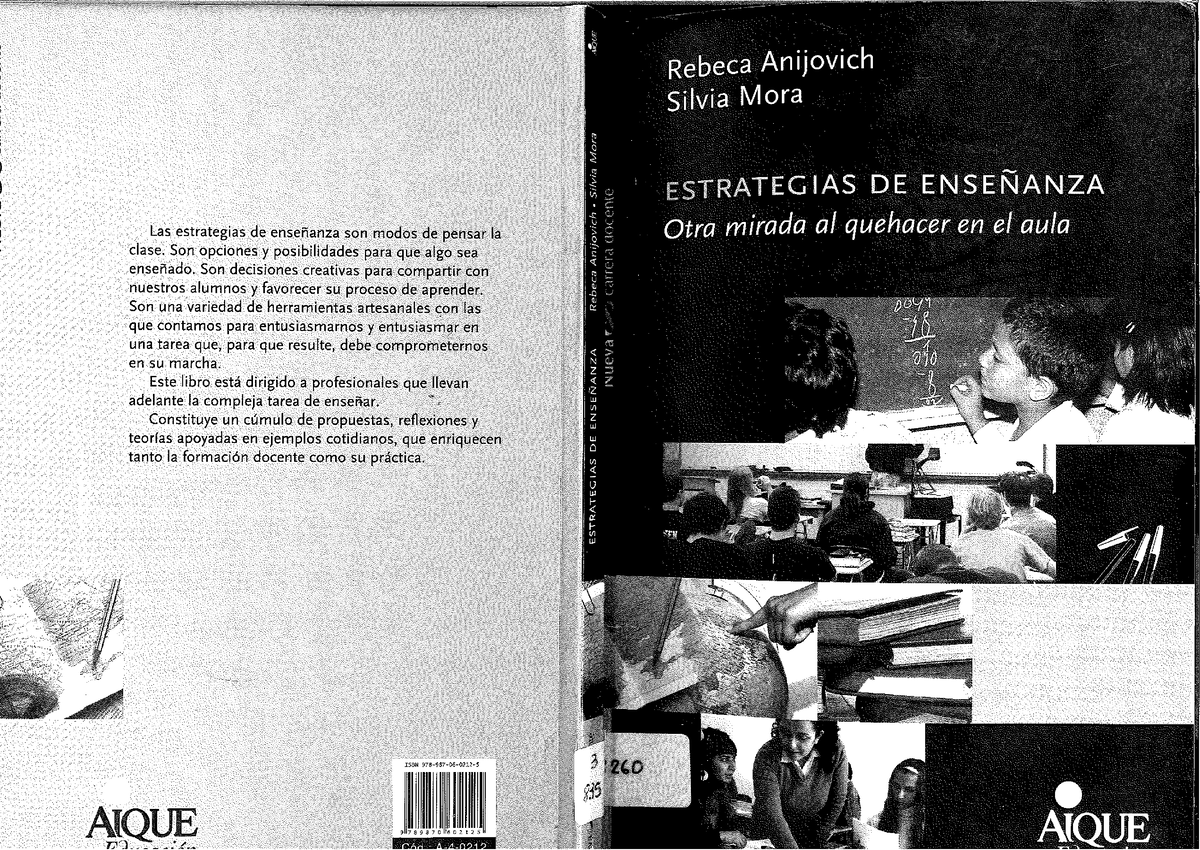 Estrategias De Enseñanza Anijovich - Didáctica General - Studocu