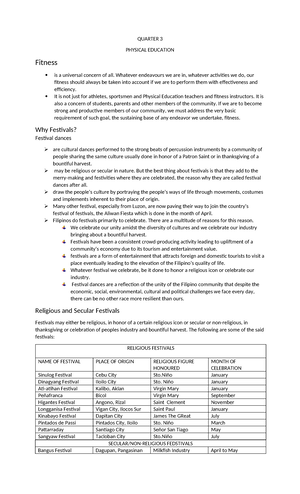 Q2 LE PE and Health 4 Lesson 3 Week 5-6 - IMPLEMENTATION OF THE MATATAG ...