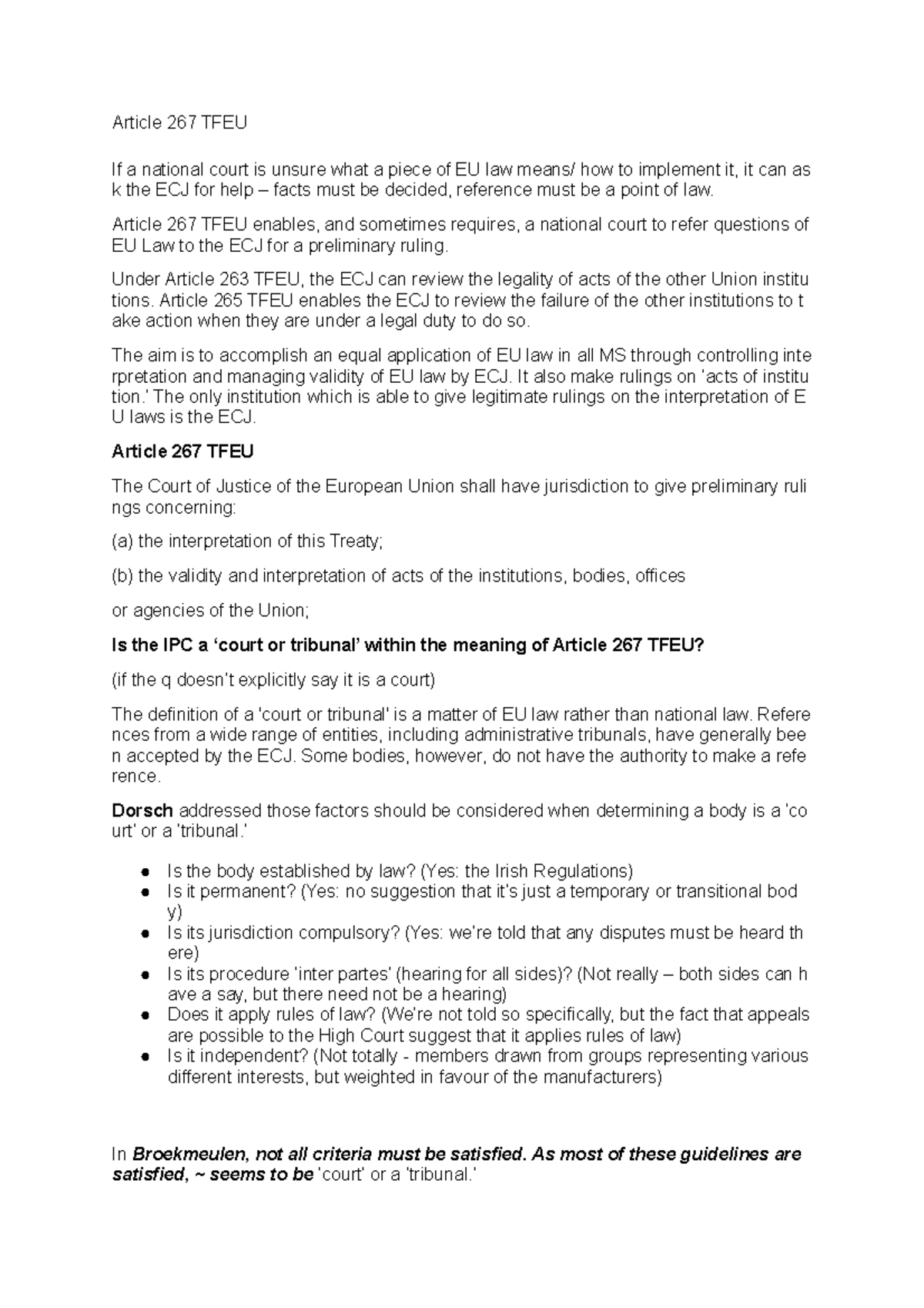 article 267 tfeu essay