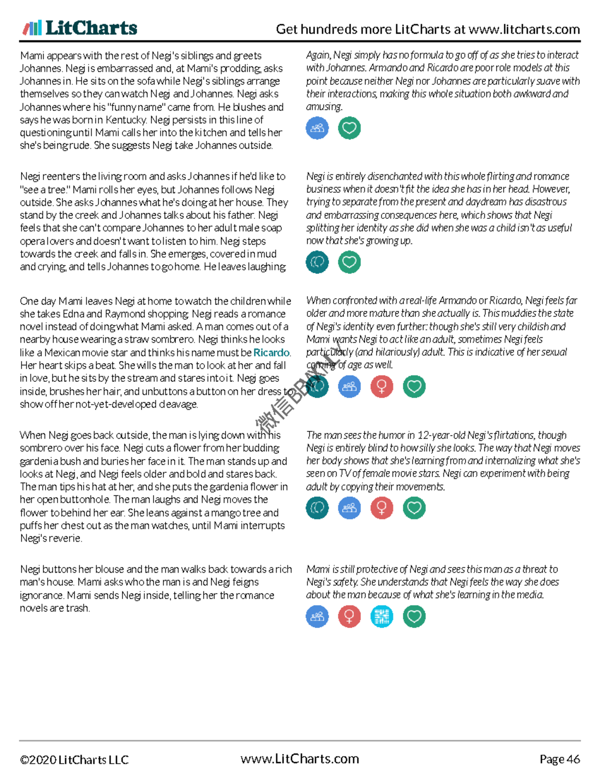 WhenIWasPuertoRicanLit Chart 46 Mami appears with the rest of