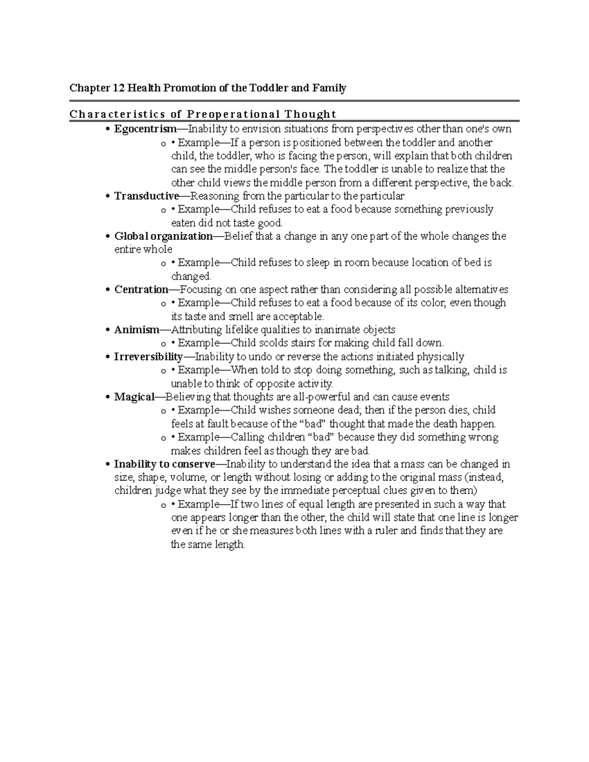 Chapter 12-13-14 Pediatria Lia - Chapter 12 Health Promotion Of The ...