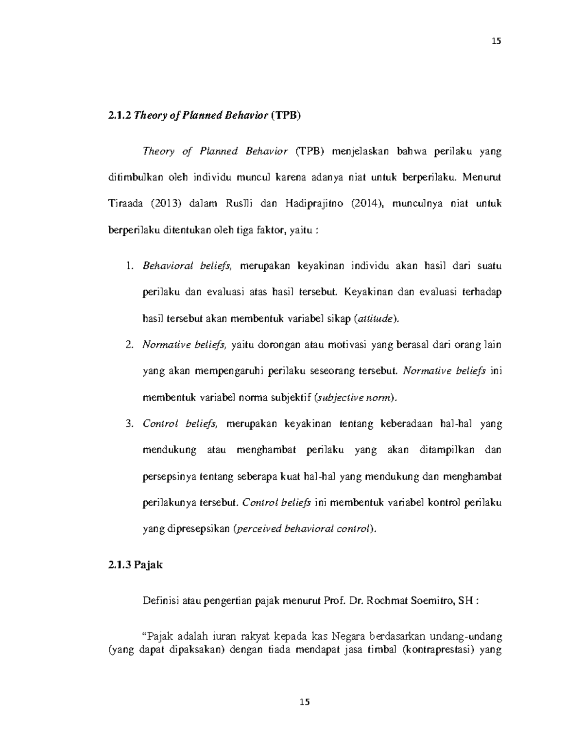 Analisis Determinasi PADA Kepatuhan Wajib Pajak Reklame 5 - 2.1 Theory ...