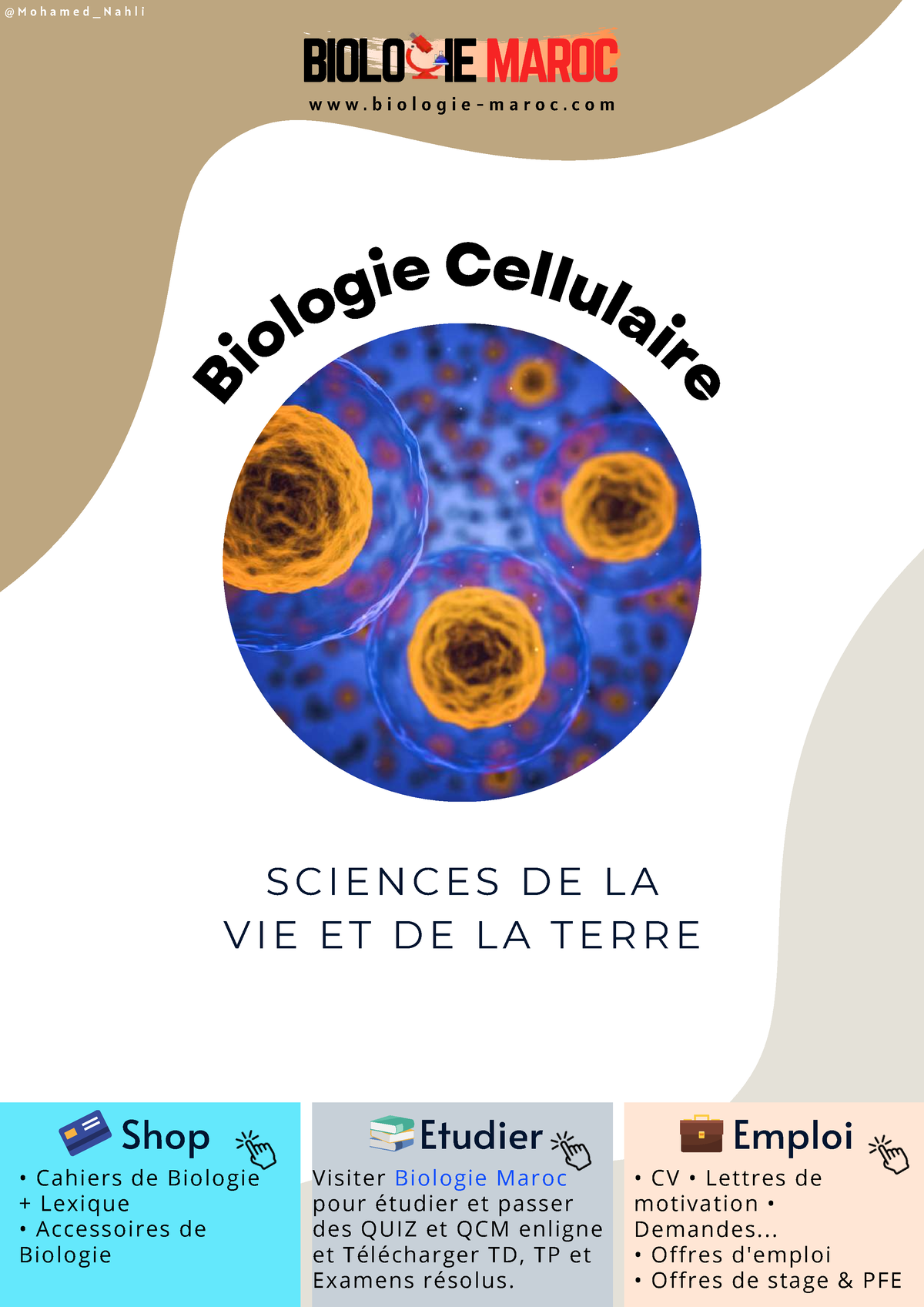 Bio Cell Cours Complet De Biologie Cellulaire S1 6 - Shop Etudier BIOLO ...