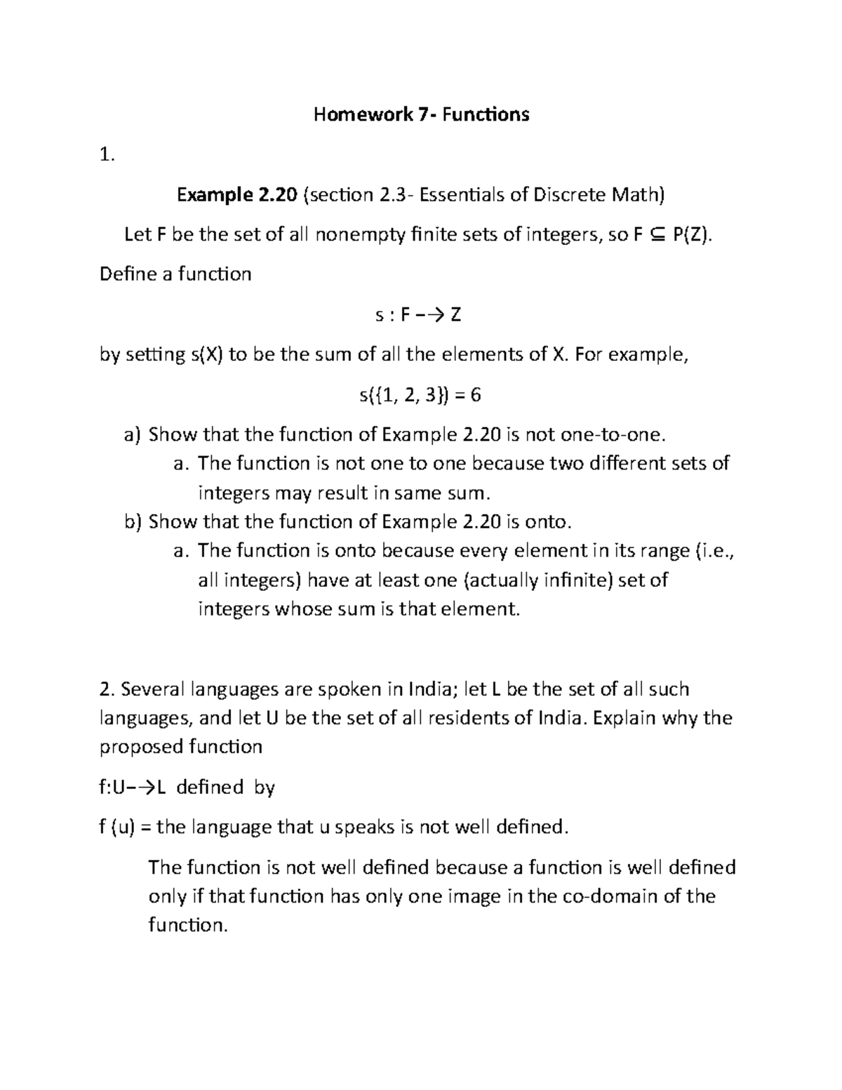 Homework 7 - Homework 7- Functions 1. Example 2 (section 2- Essentials ...