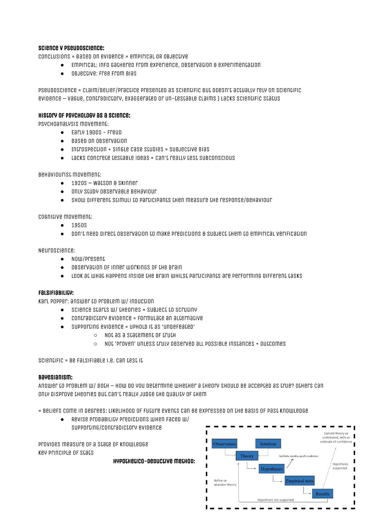 1-psych-as-a-science-this-is-a-summary-of-notes-for-the-first