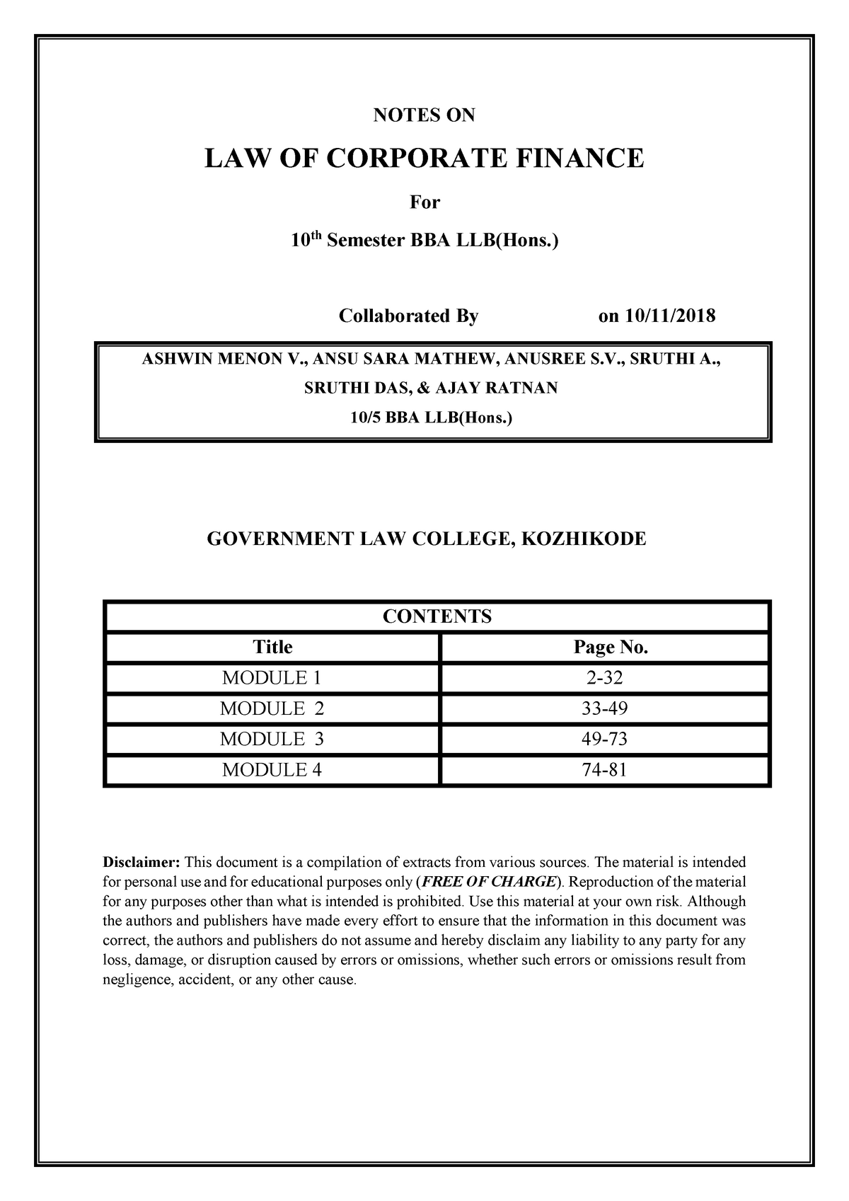 corporate finance law dissertation topics