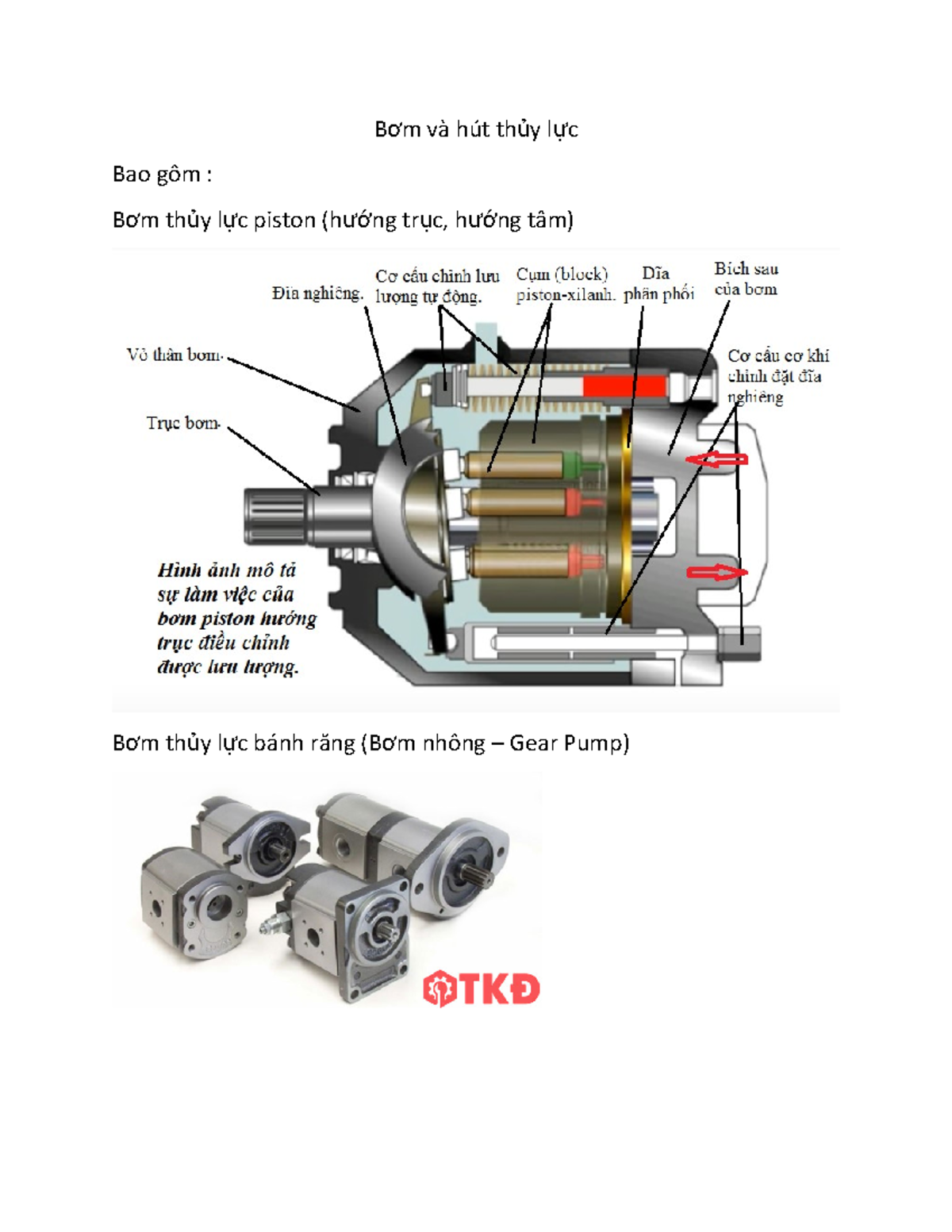 Bơm Và Hút Thủy Lực - Aaa - Khóa Cơ Bản - B M Và Hút Th Y L Cơủự Bao ...