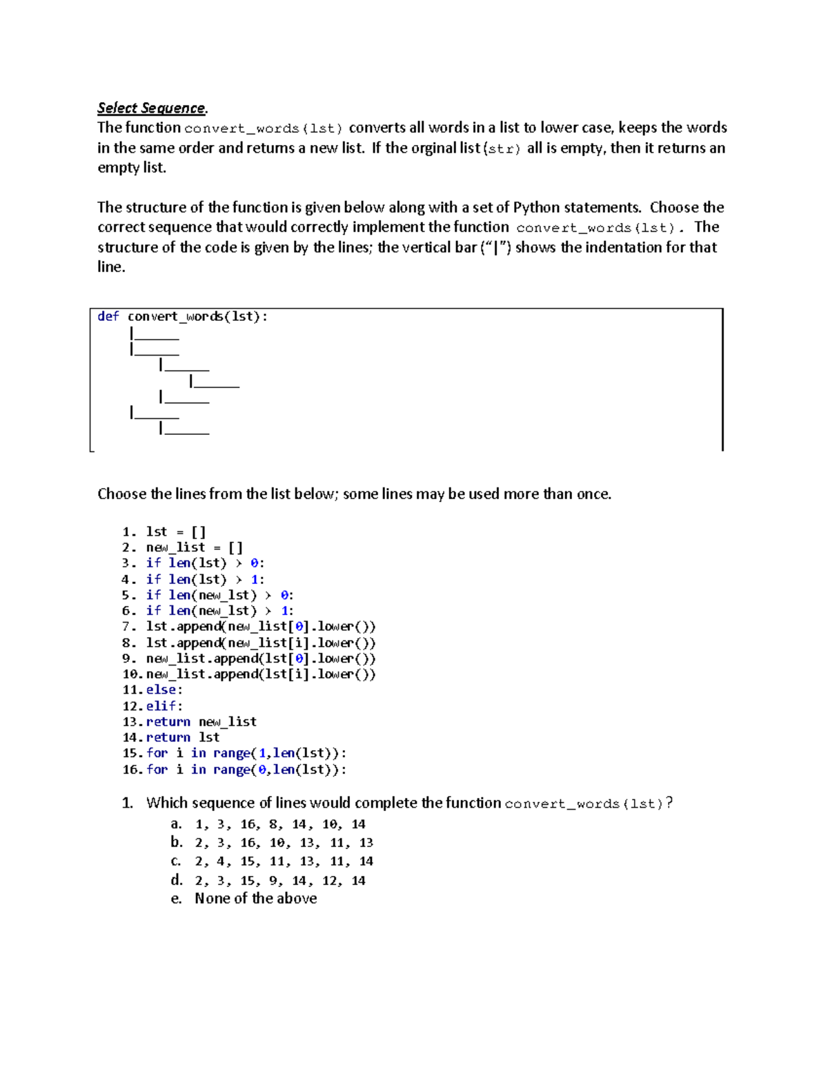 select-sequence-the-function-convert-words-lst-converts-all-words-in