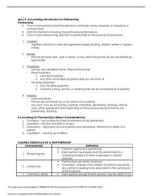 Acccob 1- Module 2 Partnership Formation - Exercise 2 - 1 ...
