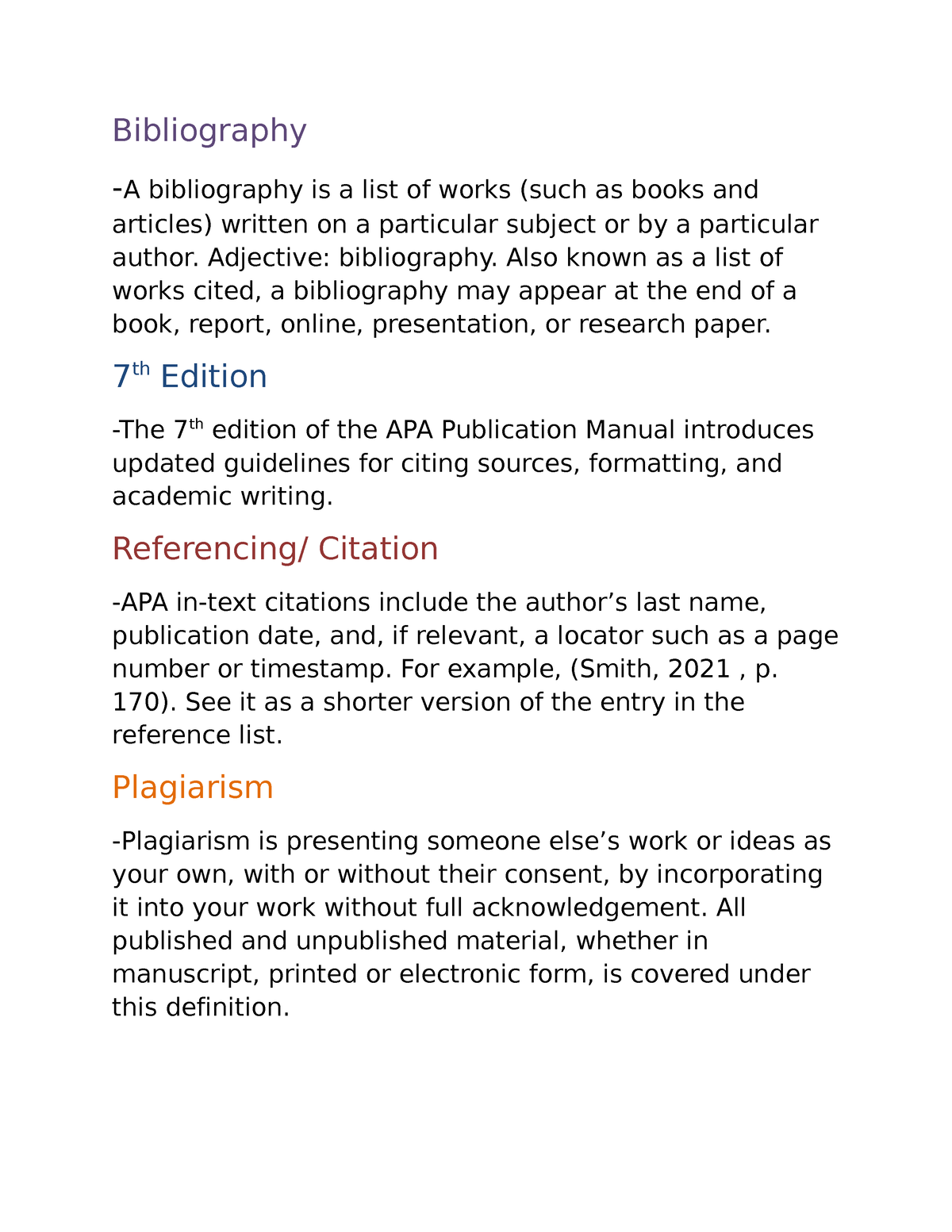 Bibliography - abakada - Bibliography A bibliography is a list of works ...