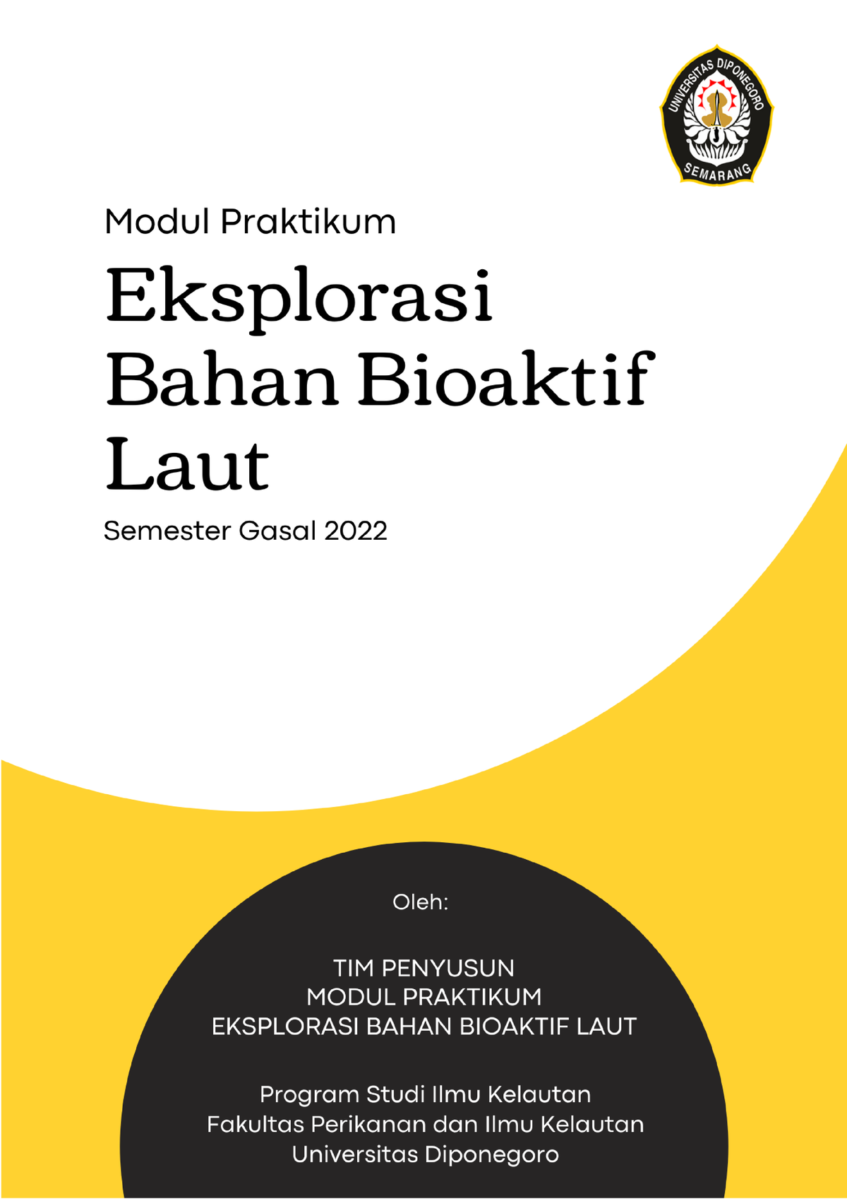 Modul II- Ekstraksi Senyawa DARI Biota DAN Tumbuhan LAUT - MODUL I ...