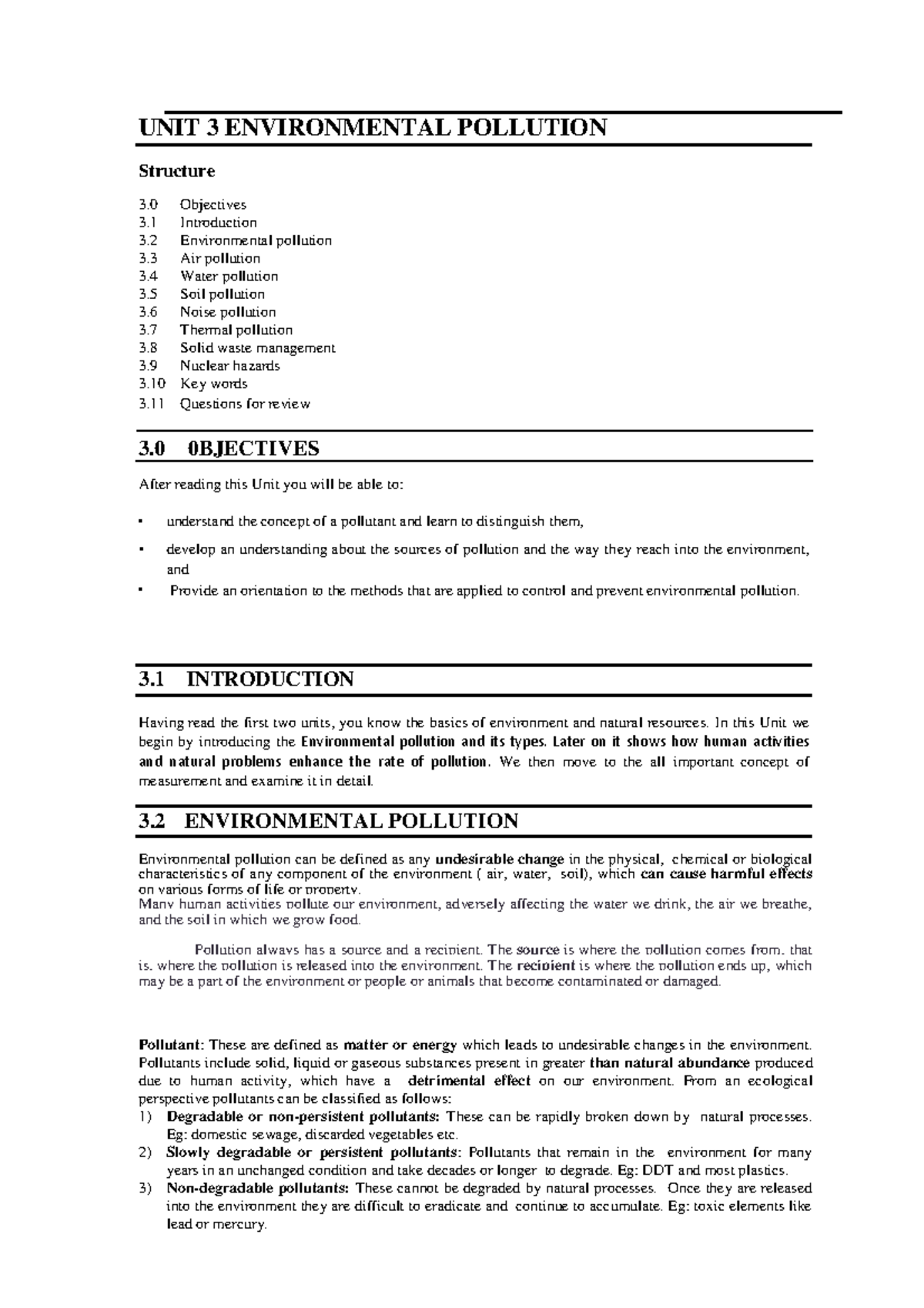 Unit-3 EVS final - Environment science notes - UNIT 3 ENVIRONMENTAL ...