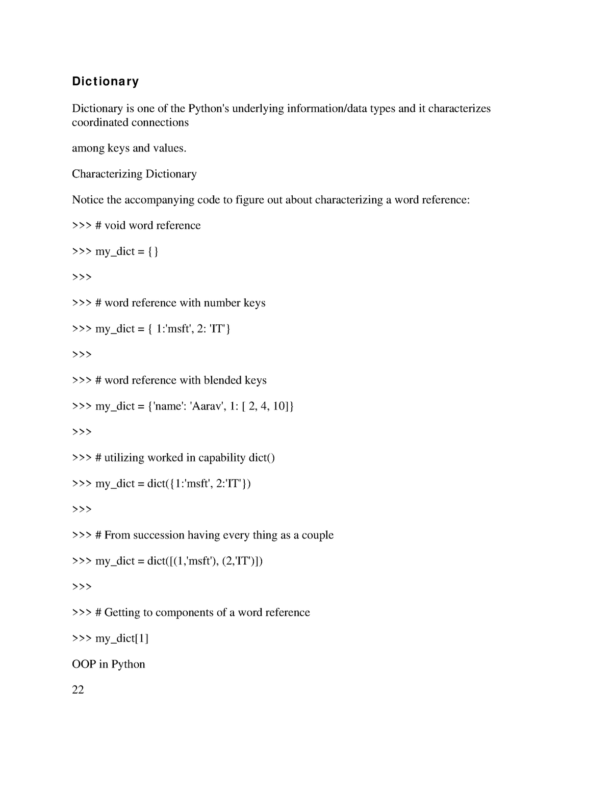 Dictionary Data Type In Python Dic T Iona Ry Dictionary Is One Of The   Thumb 1200 1553 