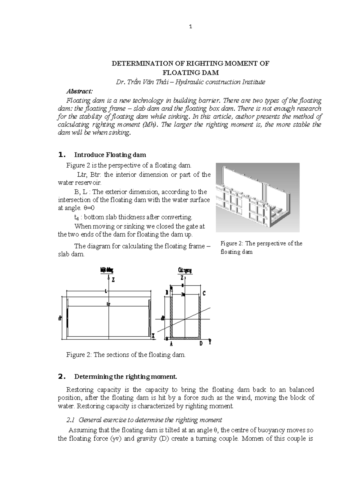 BAI BAO SO 2- Momen HOI PHUC DAP BAN DAM English - DETERMINATION OF ...