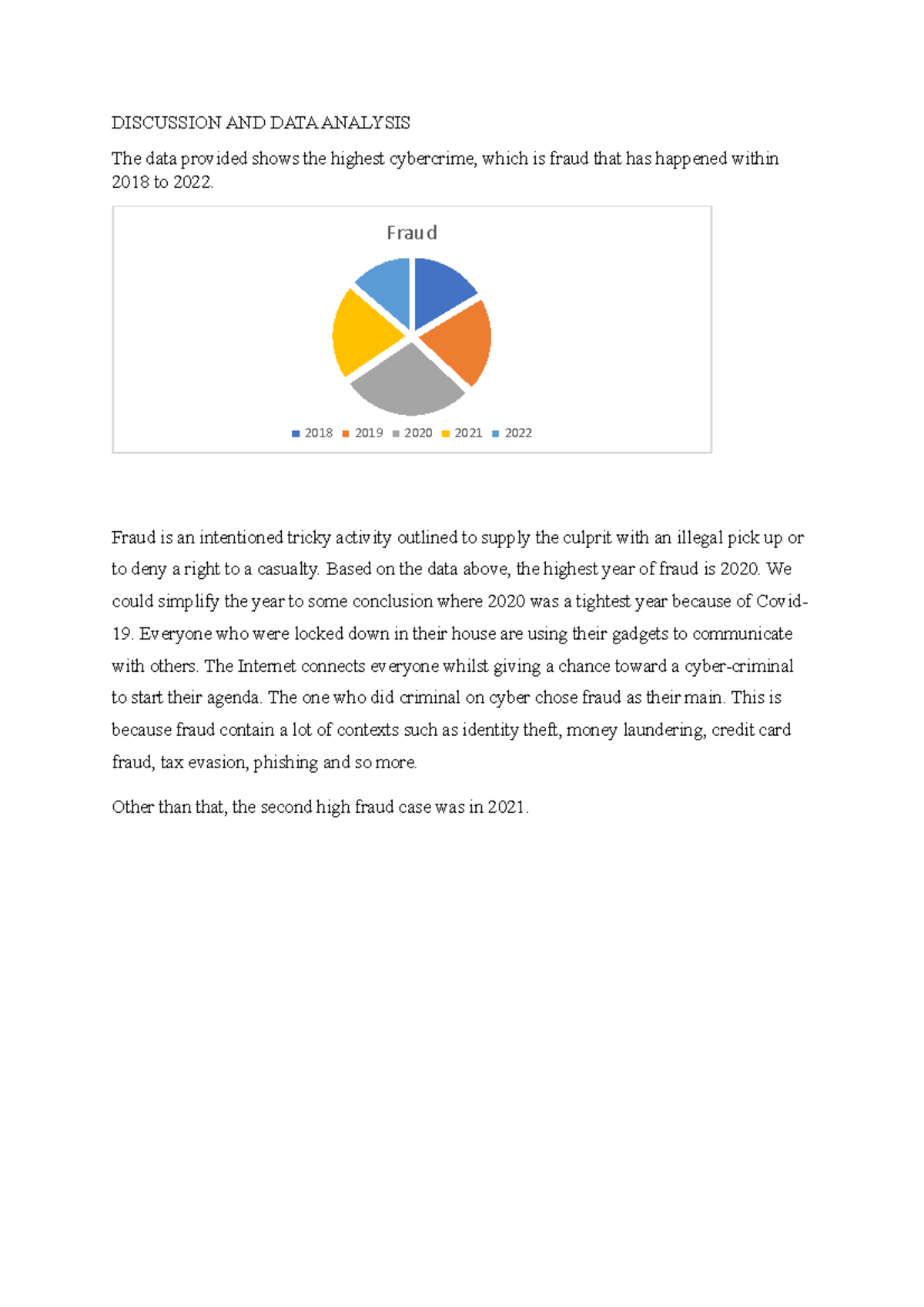 Discussion AND DATA Analysis - DISCUSSION AND DATA ANALYSIS The data ...