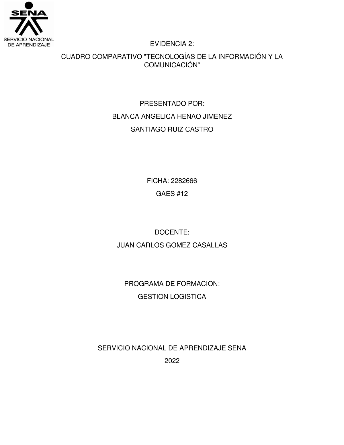 Cuadro Comparativo De Tic