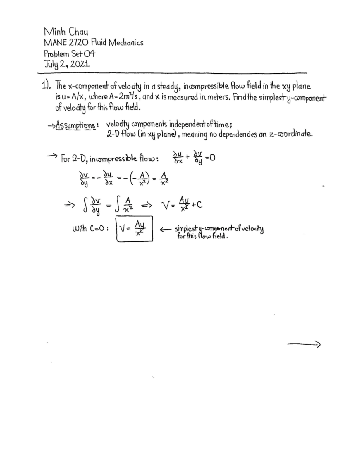 Homework 04 Answers - MANE-2720 - Studocu