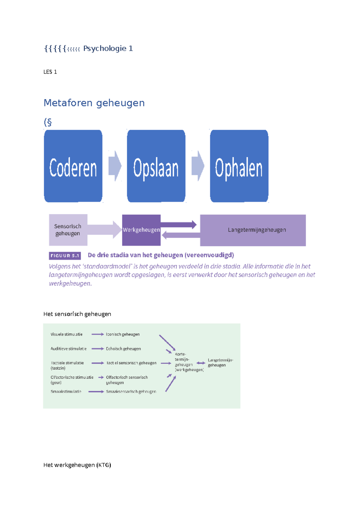Psychologie klassieke conditionering - {{{{{{{{{{ Psychologie 1 LES 1 ...
