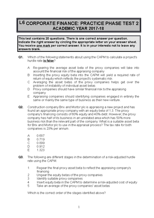 Mock Phase Test - Question 1 Discuss the meaning and significance of ...